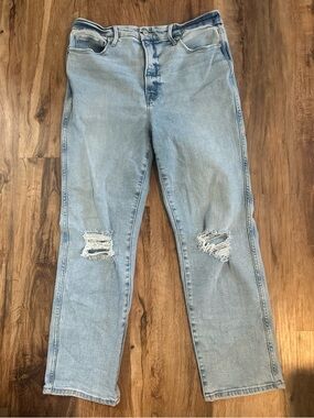Good American Good Straight High Rise Jeans 12/31